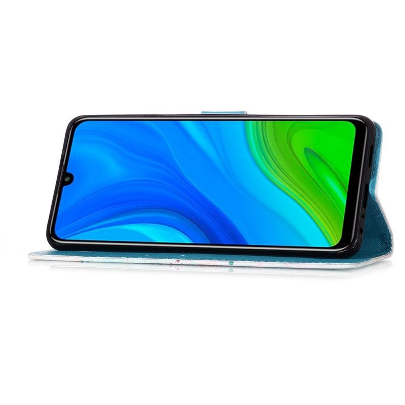 Kotelot Huawei P Smart 2020 Kultaiset Remmi-Perhoset