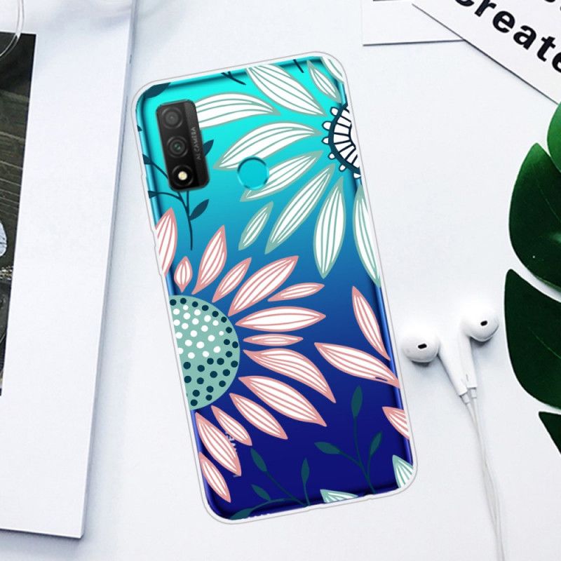 Kuori Huawei P Smart 2020 Funky Auringonkukat Suojakuori