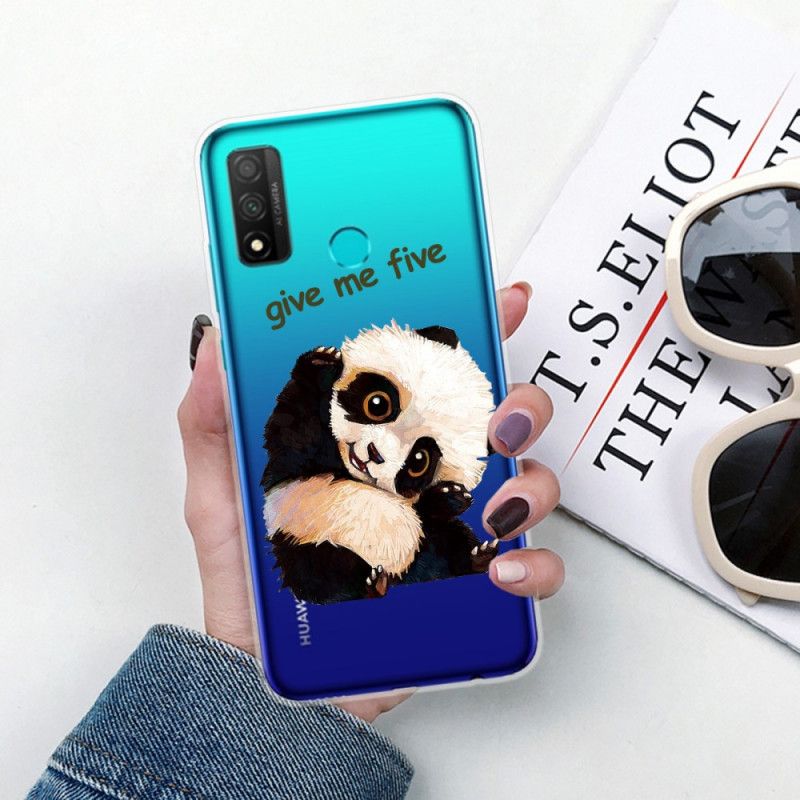 Kuori Huawei P Smart 2020 Läpinäkyvä Panda Antaa Minulle Viisi