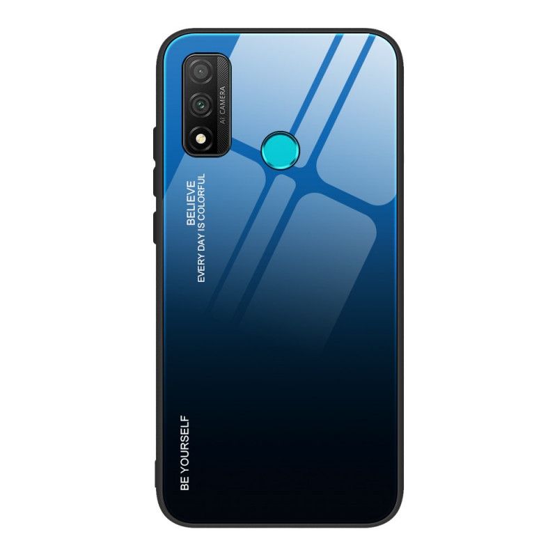 Kuori Huawei P Smart 2020 Magenta Punainen Ole Itse Karkaistu Lasi