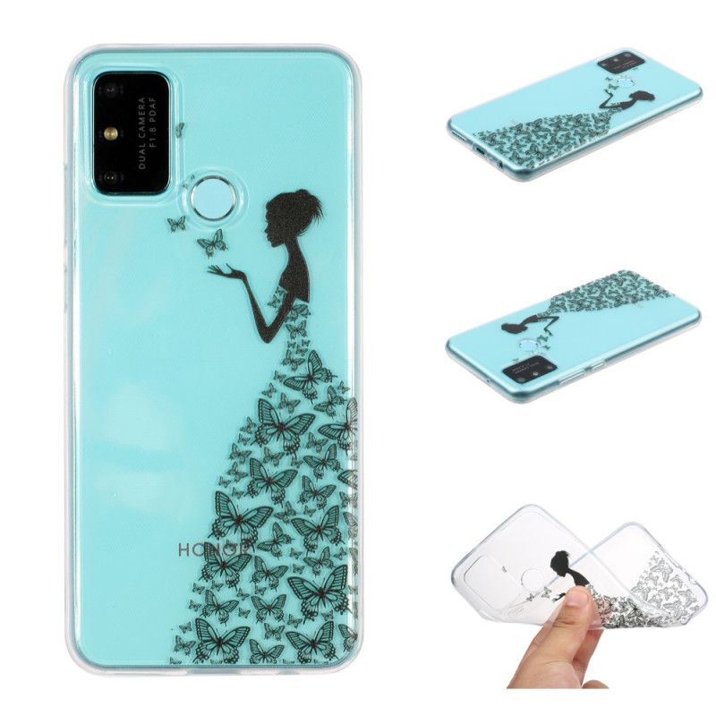 Kuori Huawei P Smart 2020 Puhelinkuoret Läpinäkyvä Mekko. Jossa Perhosia