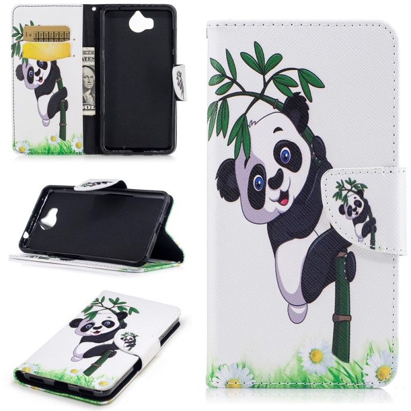 Kotelot Huawei Y6 2017 Panda Bambulla