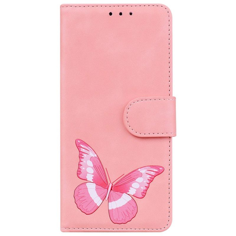 Kotelot Xiaomi 14t Puhelinkuoret Butterfly Suede Effect