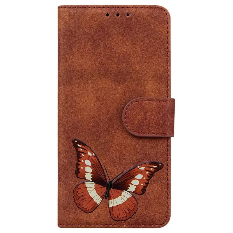 Kotelot Xiaomi 14t Puhelinkuoret Butterfly Suede Effect