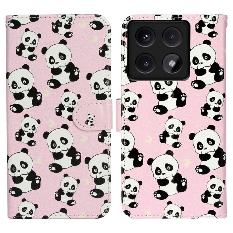 Kotelot Xiaomi 14t Puhelinkuoret Pandas Premium