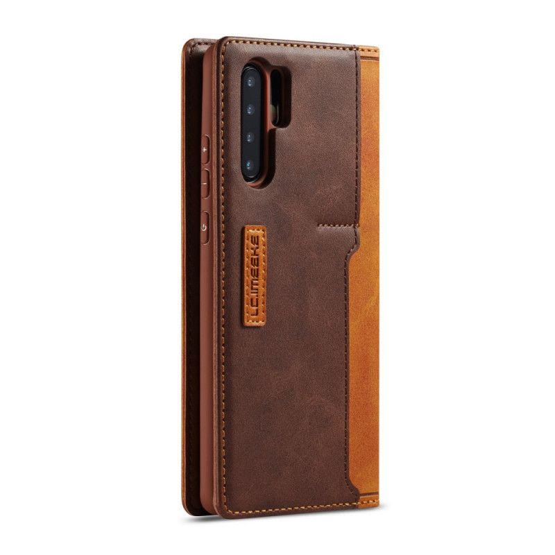 Flip Kotelot Huawei P30 Pro Ruskea Tummansininen Lc-001 -Sarja Lc.Imeeke Suojakuori