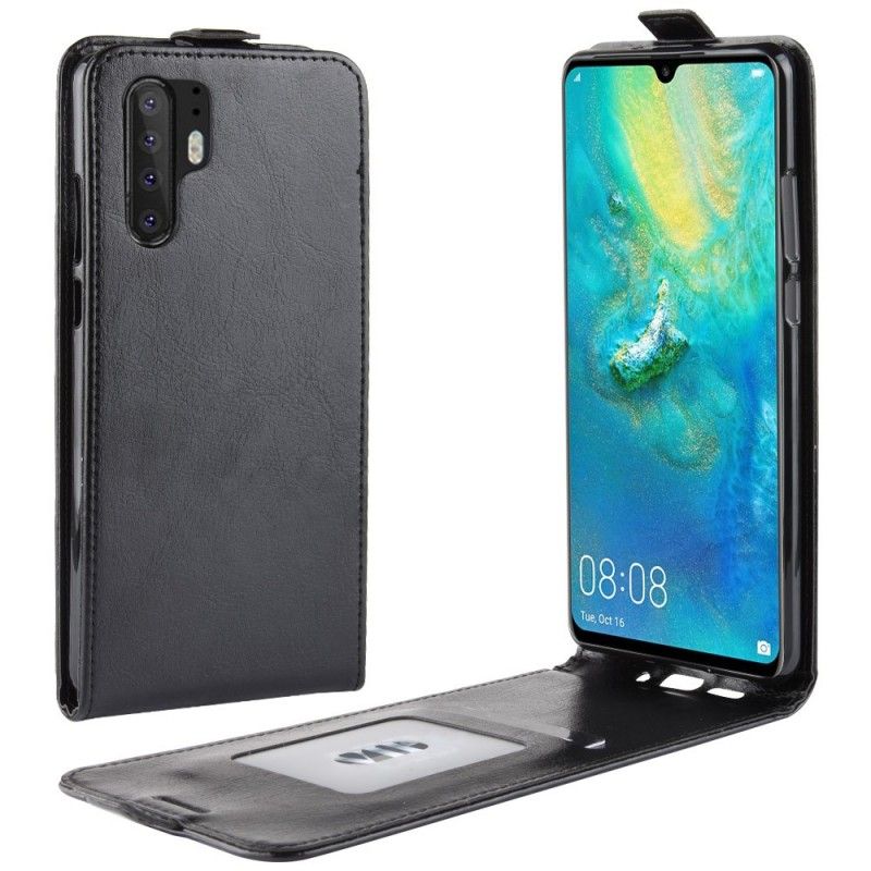 Kotelot Huawei P30 Pro Valkoinen Musta Taitettava Suojakuori