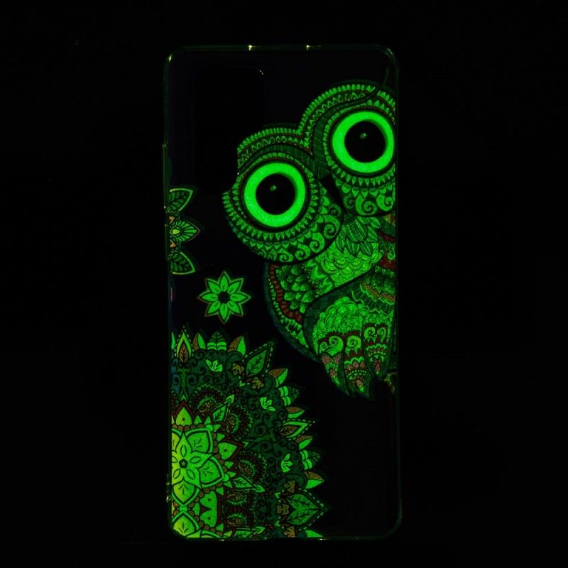 Kuori Huawei P30 Pro Fluoresoiva Mandalapöllö Suojakuori