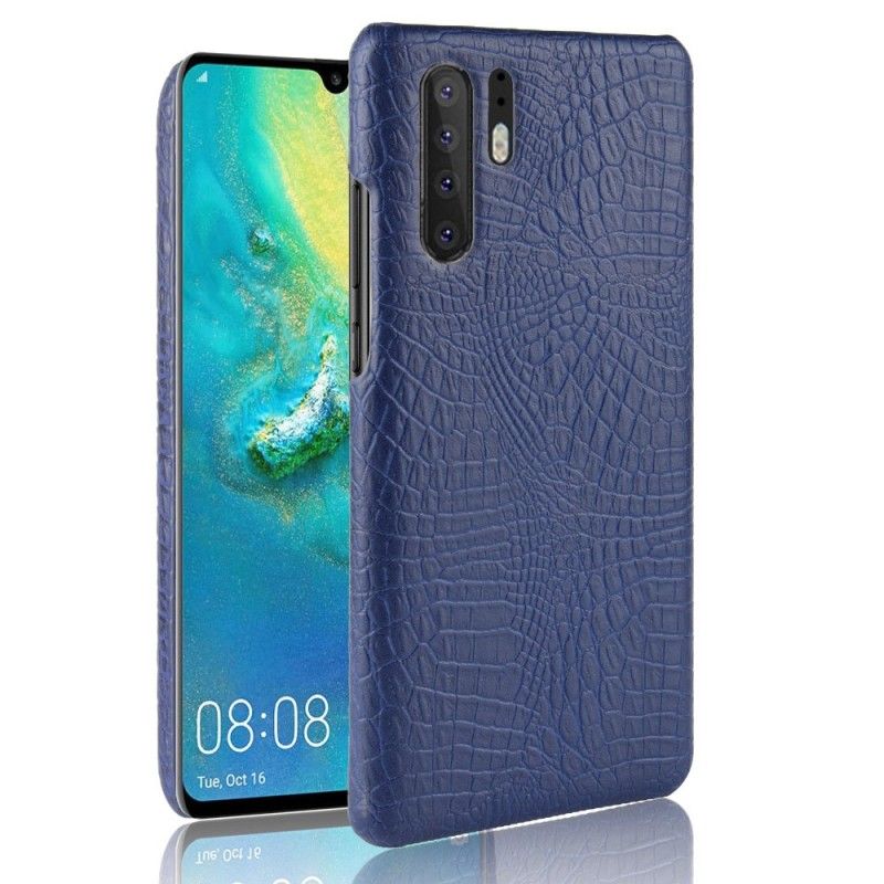 Kuori Huawei P30 Pro Punainen Musta Krokotiilin Ihovaikutus Suojakuori