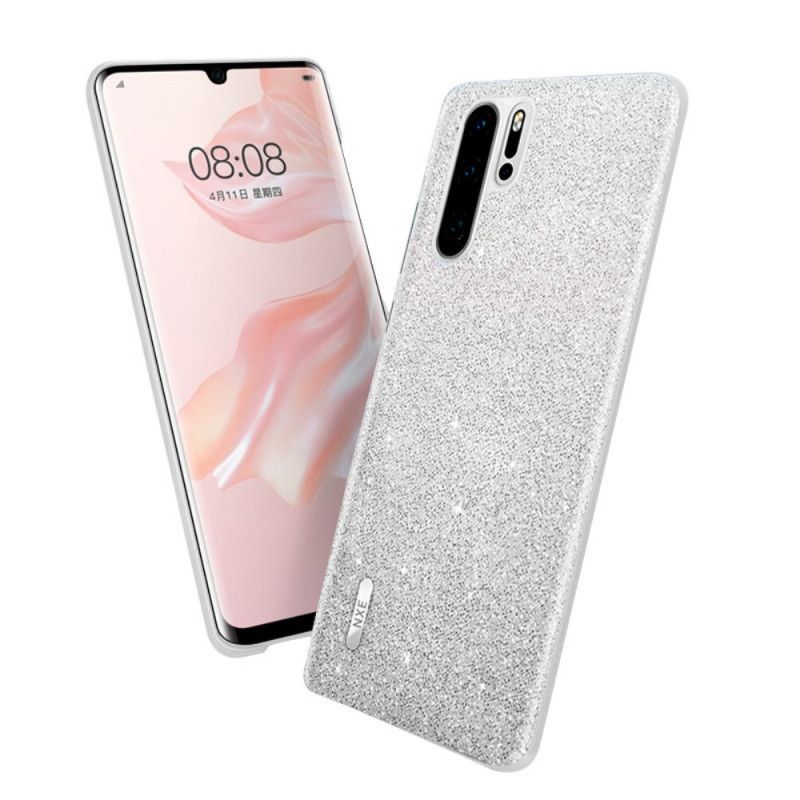 Kuori Huawei P30 Pro Syaani Hopea X-Tason Tekojalokivi