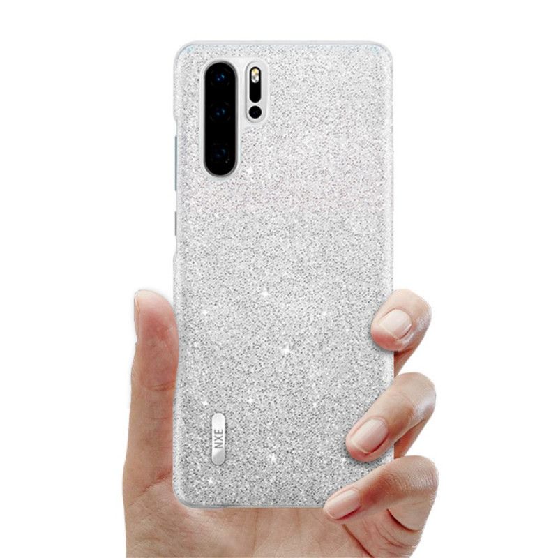 Kuori Huawei P30 Pro Syaani Hopea X-Tason Tekojalokivi