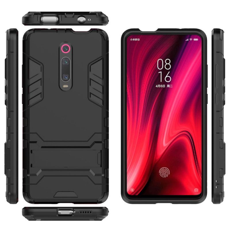 Case Kuoret Xiaomi Mi 9T / Mi 9T Pro Punainen Musta Puhelinkuoret Erittäin Kestävä Kieli