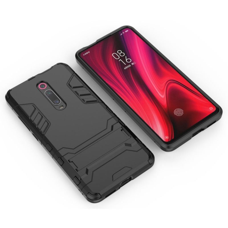 Case Kuoret Xiaomi Mi 9T / Mi 9T Pro Punainen Musta Puhelinkuoret Erittäin Kestävä Kieli