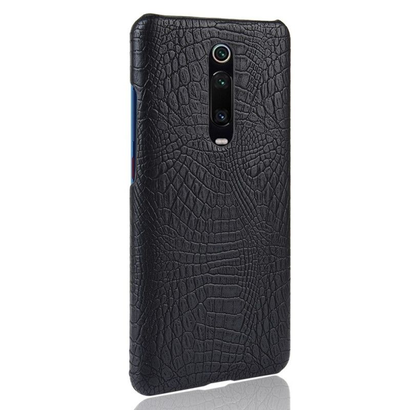 Case Kuoret Xiaomi Mi 9T / Mi 9T Pro Tummansininen Musta Puhelinkuoret Krokotiilin Ihovaikutus