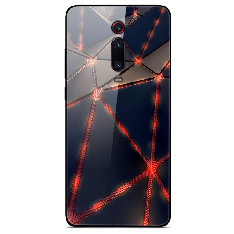 Kuori Xiaomi Mi 9T / Mi 9T Pro Karkaistu Punainen Säteilylasi