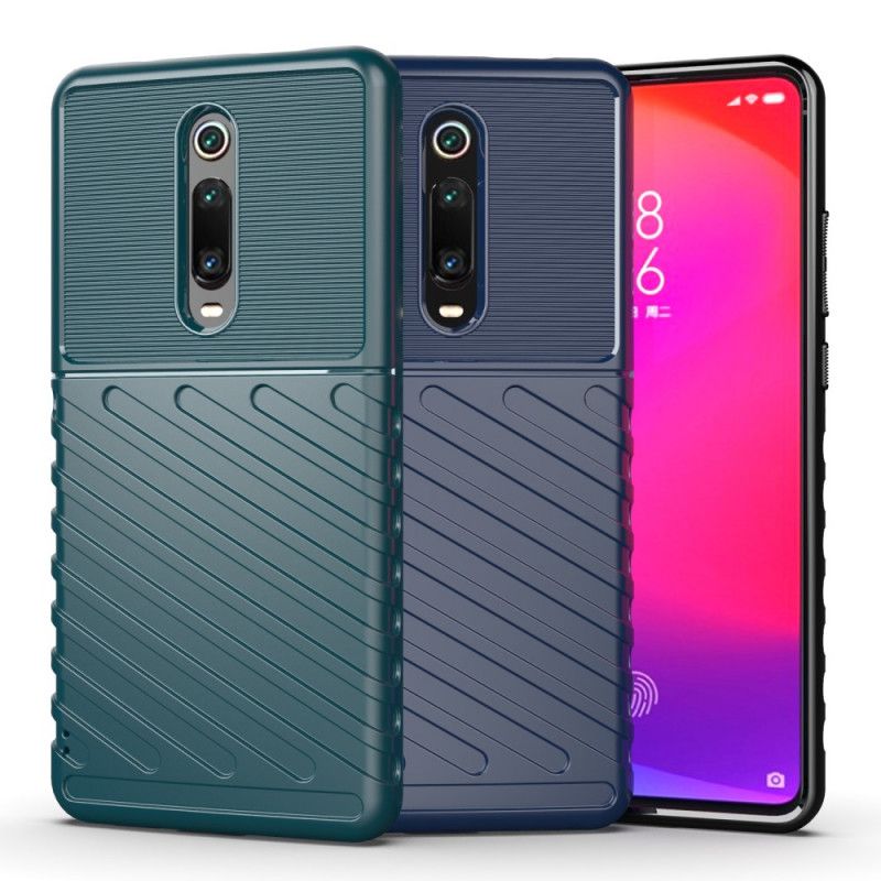 Kuori Xiaomi Mi 9T / Mi 9T Pro Vihreä Musta Ukkosarja