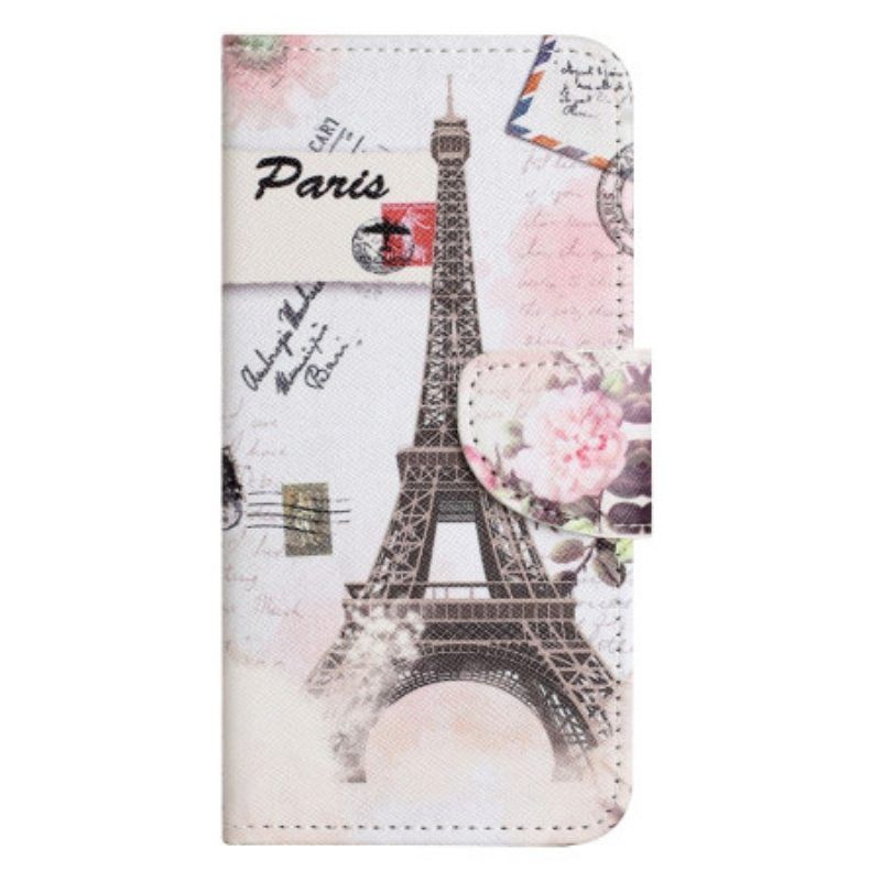 Kotelot OnePlus 10T 5G Vintage Eiffel-torni