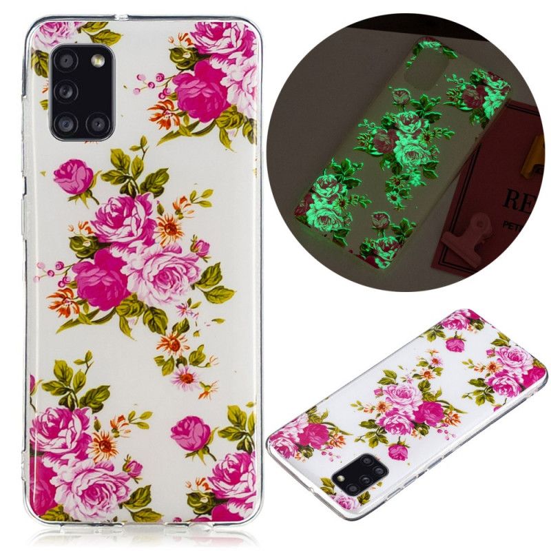 Case Kuoret Samsung Galaxy A31 Puhelinkuoret Fluoresoivat Vapauden Kukat