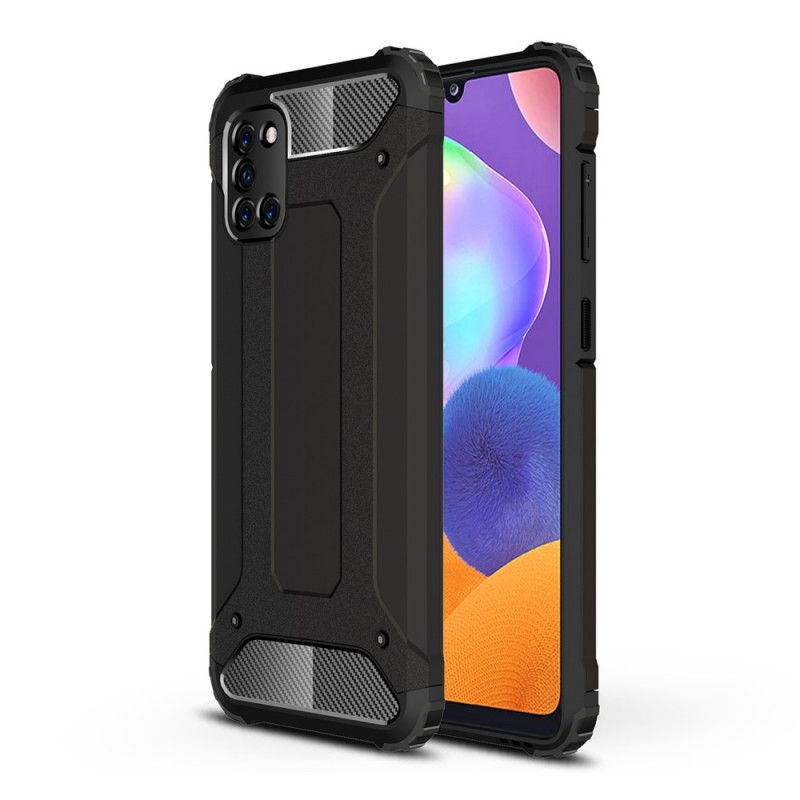 Case Kuoret Samsung Galaxy A31 Punainen Musta Puhelinkuoret Perhe