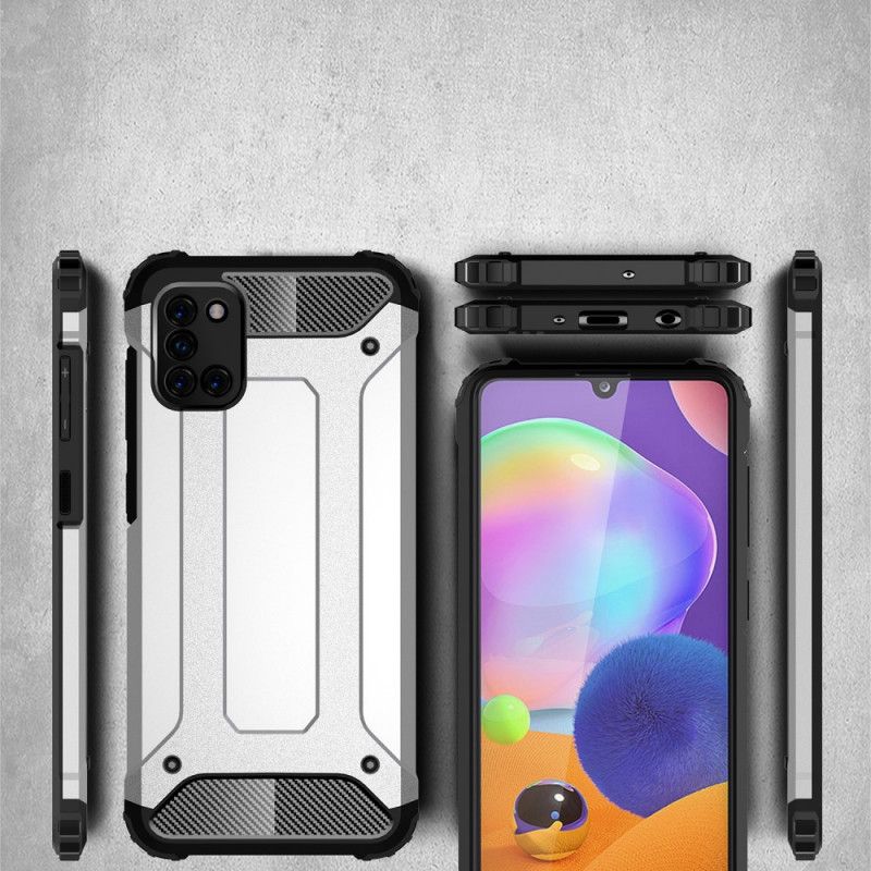 Case Kuoret Samsung Galaxy A31 Punainen Musta Puhelinkuoret Perhe