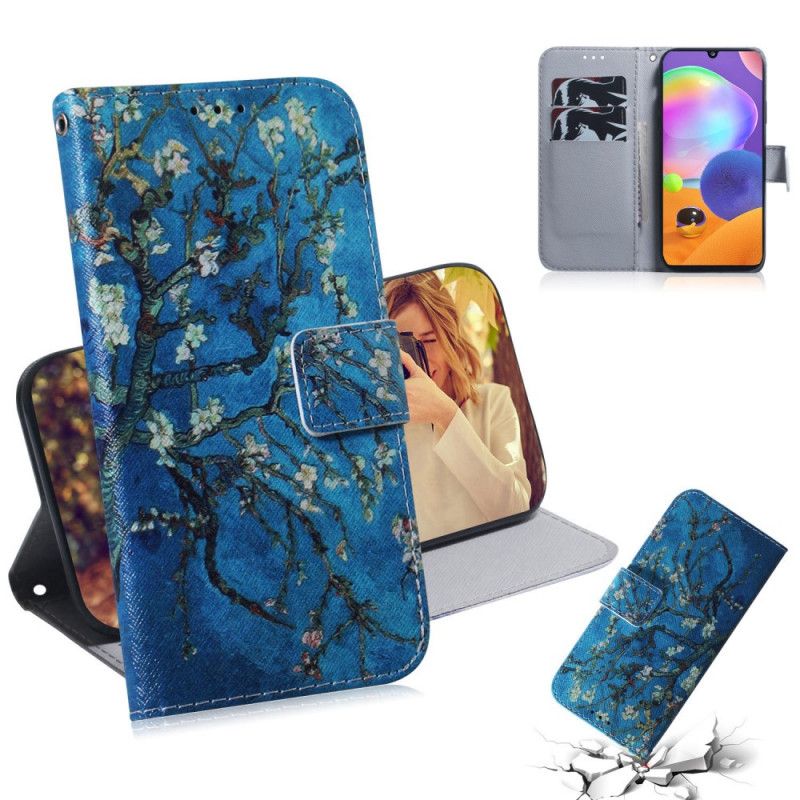 Flip Case Samsung Galaxy A31 Kukkiva Puun Oksa