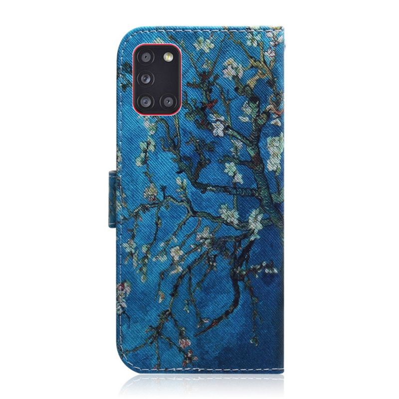 Flip Case Samsung Galaxy A31 Kukkiva Puun Oksa