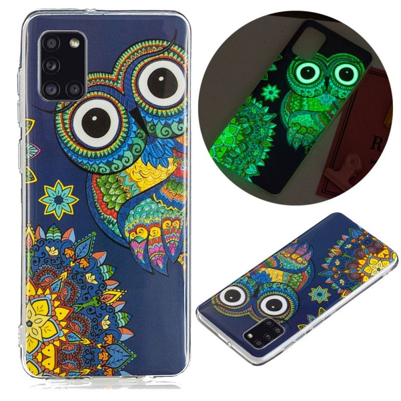 Kuori Samsung Galaxy A31 Fluoresoiva Mandalapöllö Suojakuori