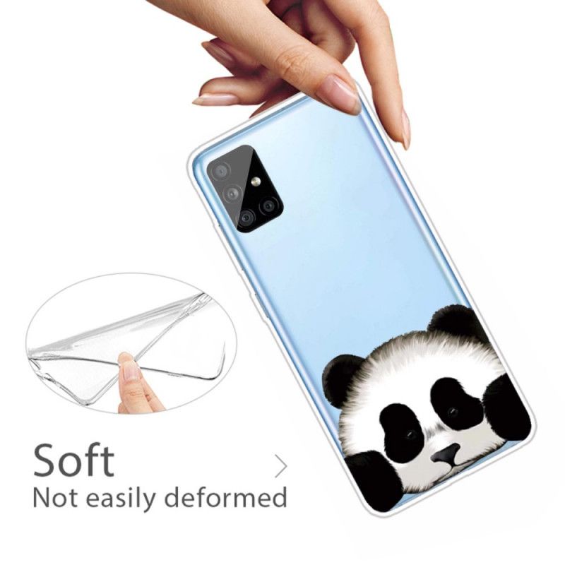 Kuori Samsung Galaxy A31 Läpinäkyvä Panda