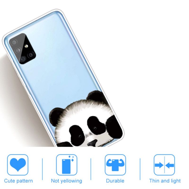 Kuori Samsung Galaxy A31 Läpinäkyvä Panda