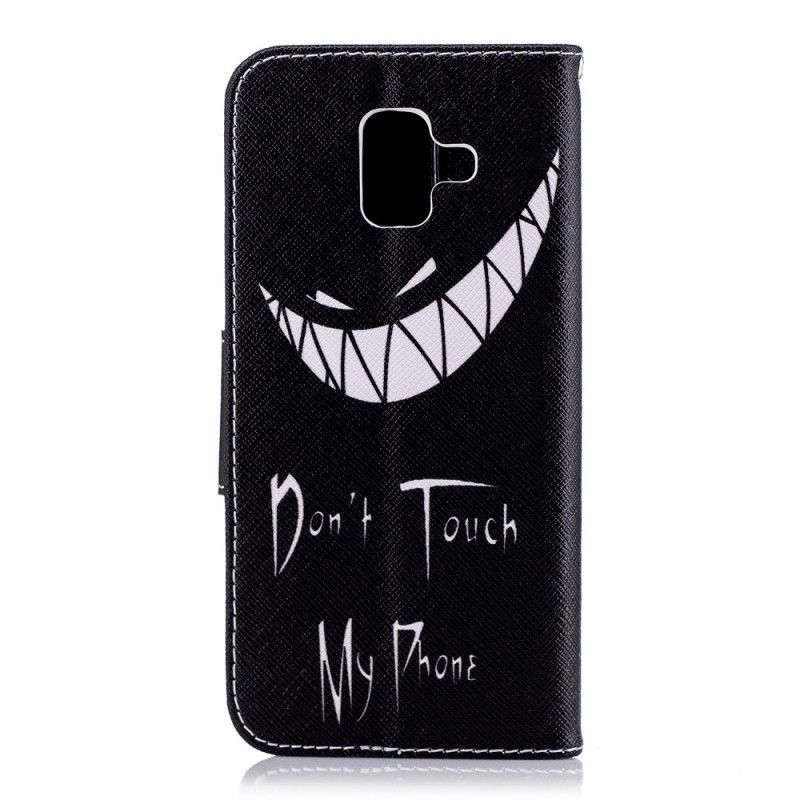 Flip Case Samsung Galaxy A6 Paholainen Puhelin