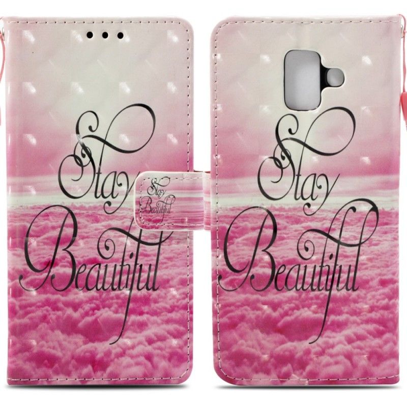 Flip Case Samsung Galaxy A6 Pysy Kauniina 3D