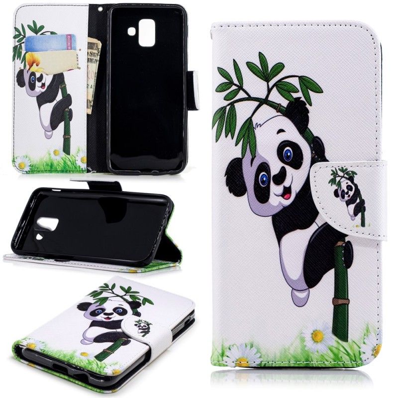 Kotelot Samsung Galaxy A6 Panda Bambulla Suojakuori