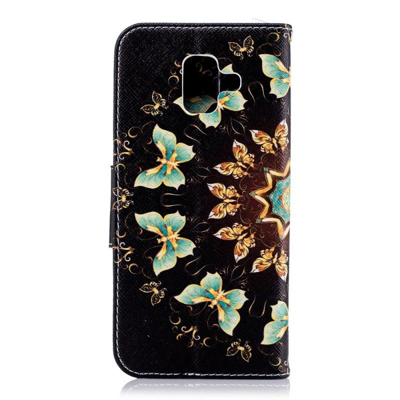 Kotelot Samsung Galaxy A6 Perhonen Mandala Suojakuori