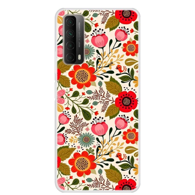 Case Kuoret Huawei P Smart 2021 Puhelinkuoret Kukka-Kuvakudos