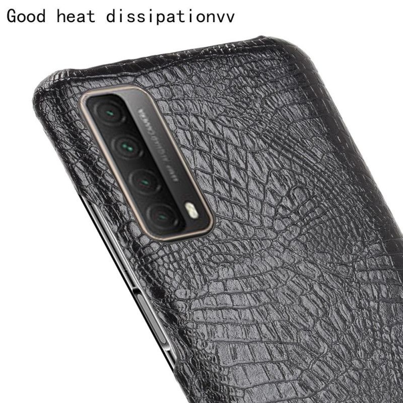 Case Kuoret Huawei P Smart 2021 Valkoinen Musta Puhelinkuoret Krokotiilin Ihon Tyyli