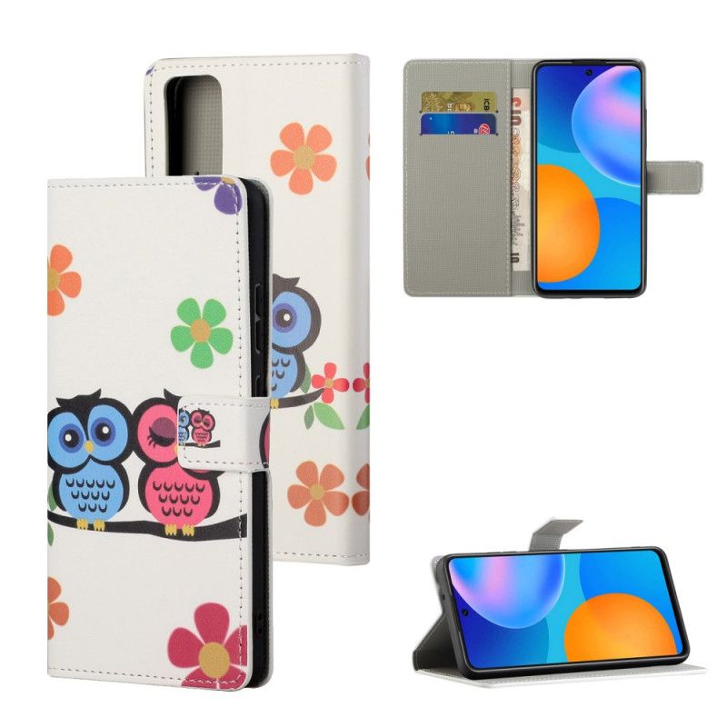 Flip Case Huawei P Smart 2021 Pari Pöllöä