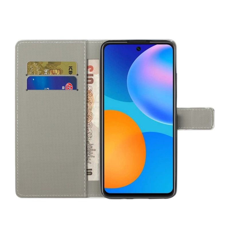 Flip Case Huawei P Smart 2021 Pari Pöllöä