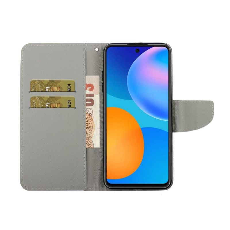 Flip Case Huawei P Smart 2021 Stringien Koiranputkea