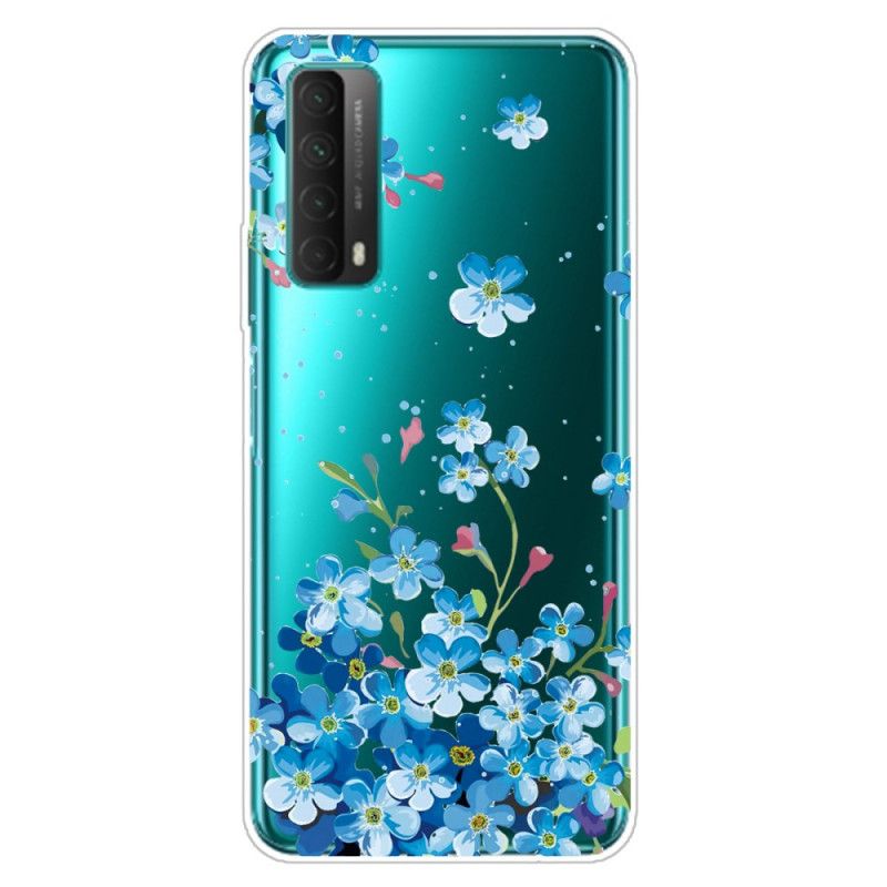 Kuori Huawei P Smart 2021 Kimppu Sinisiä Kukkia