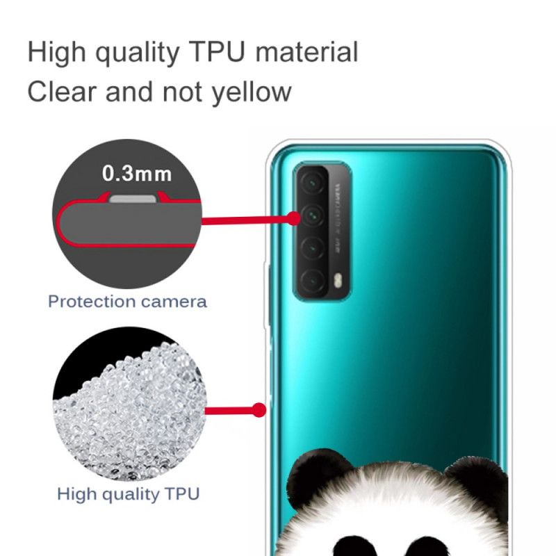 Kuori Huawei P Smart 2021 Läpinäkyvä Panda