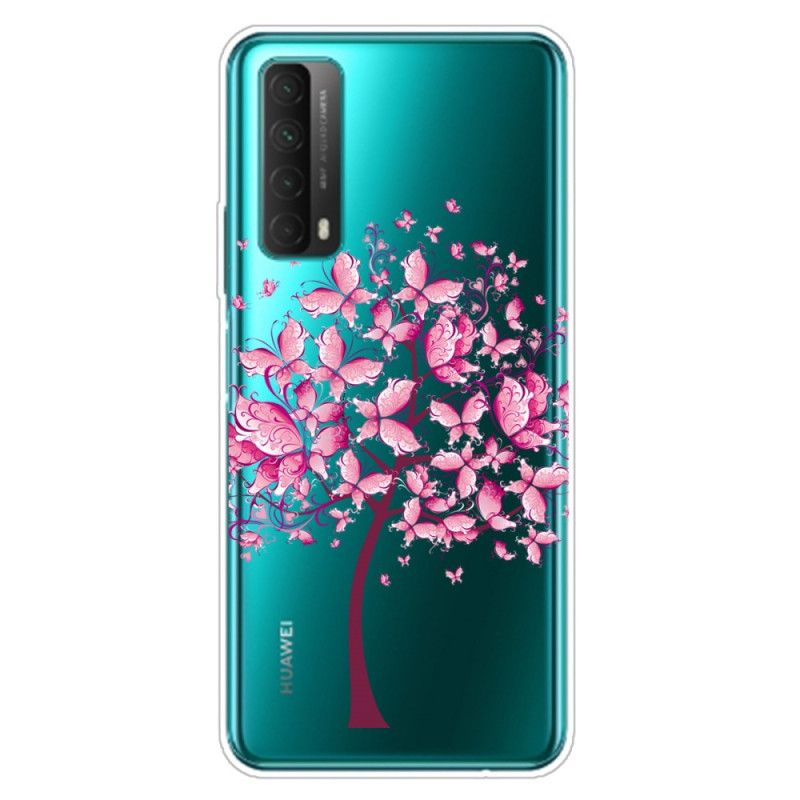 Kuori Huawei P Smart 2021 Läpinäkyvä Puu Hulluudessa