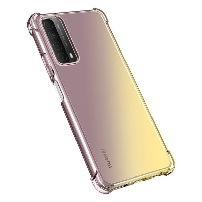 Kuori Huawei P Smart 2021 Tummansininen Magenta Kaltevuuden Väri