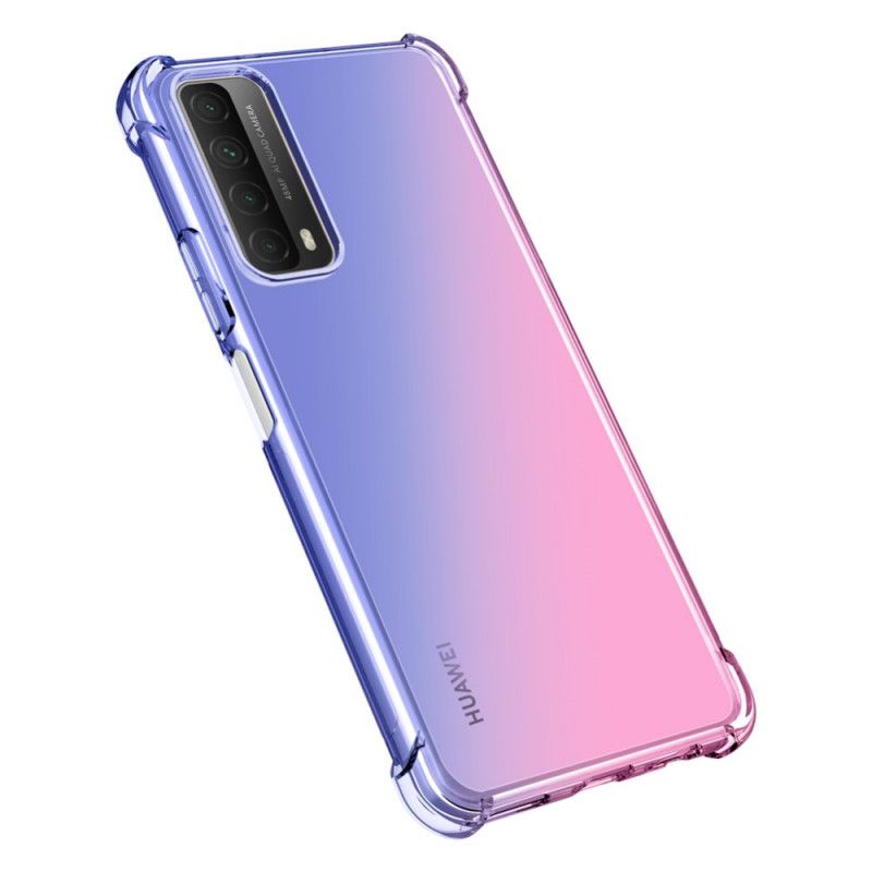 Kuori Huawei P Smart 2021 Tummansininen Magenta Kaltevuuden Väri