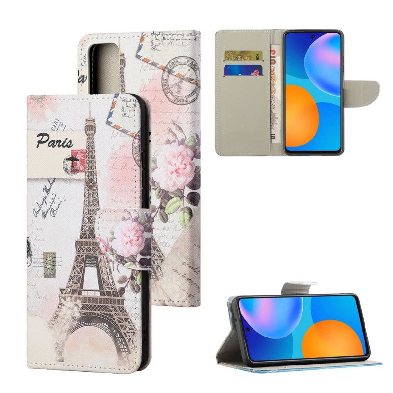 Suojakuori Huawei P Smart 2021 Puhelinkuoret Retro Eiffel-Torni