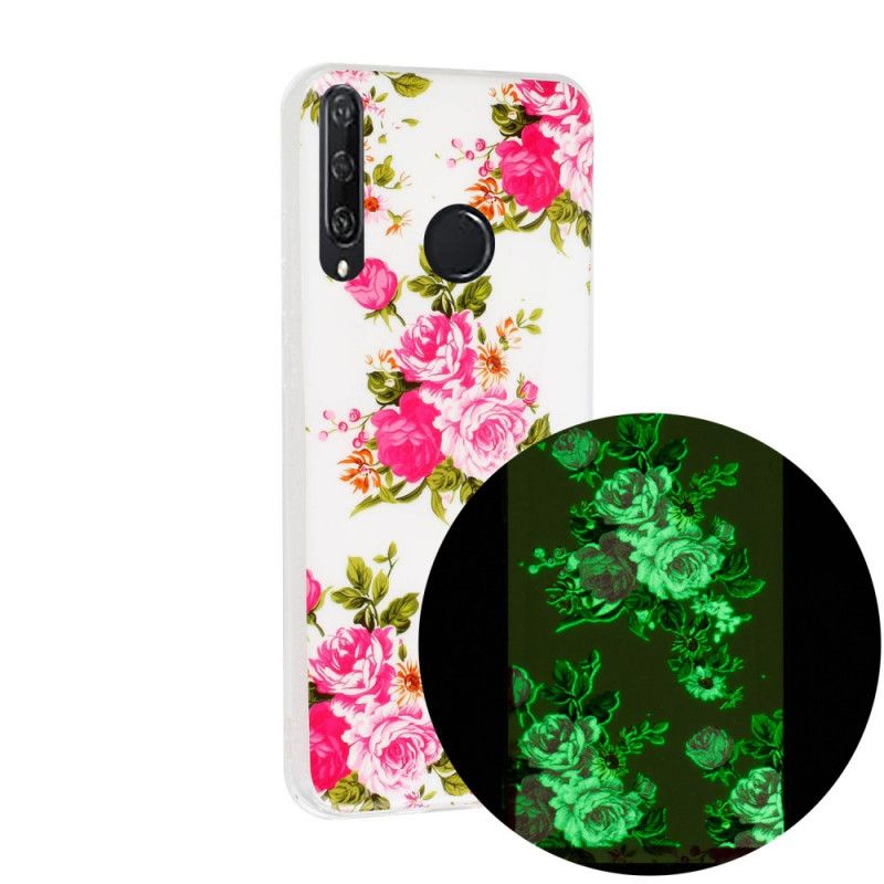 Case Kuoret Huawei Y6p Puhelinkuoret Fluoresoivat Vapauden Kukat