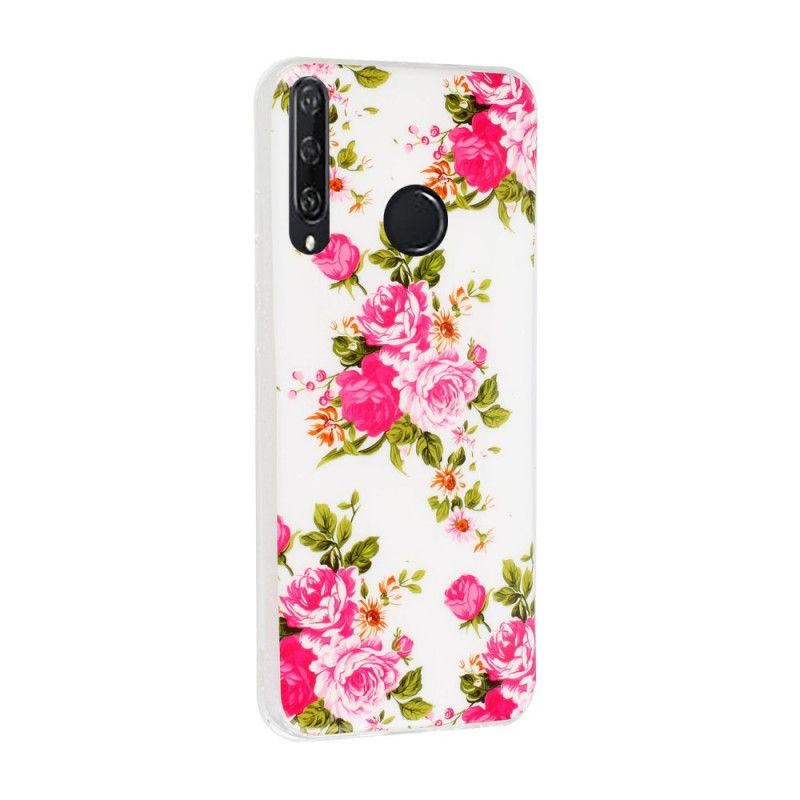 Case Kuoret Huawei Y6p Puhelinkuoret Fluoresoivat Vapauden Kukat