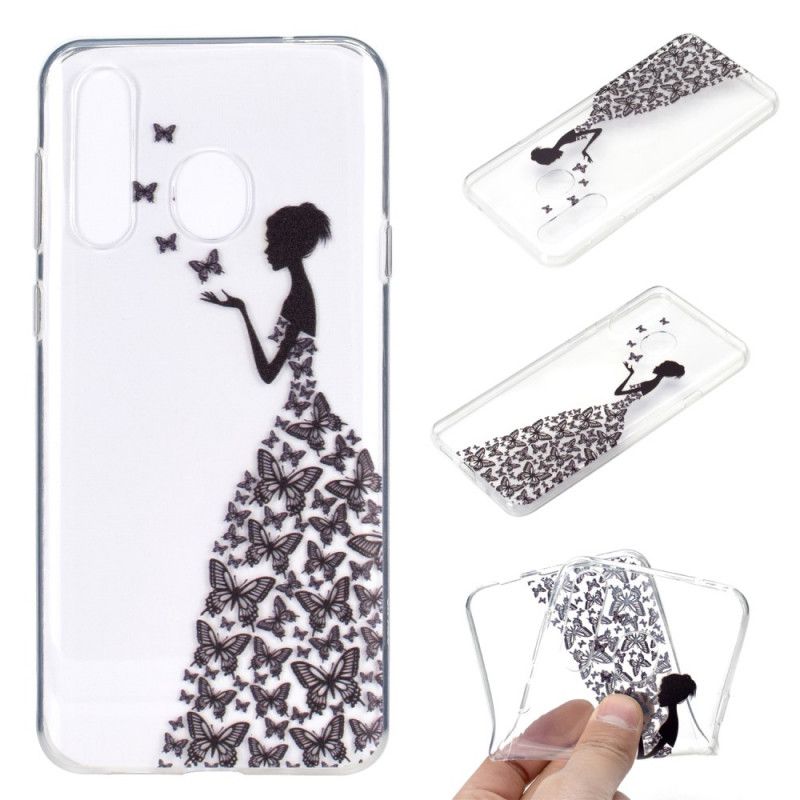 Case Kuoret Huawei Y6p Puhelinkuoret Läpinäkyvä Mekko. Jossa Perhosia