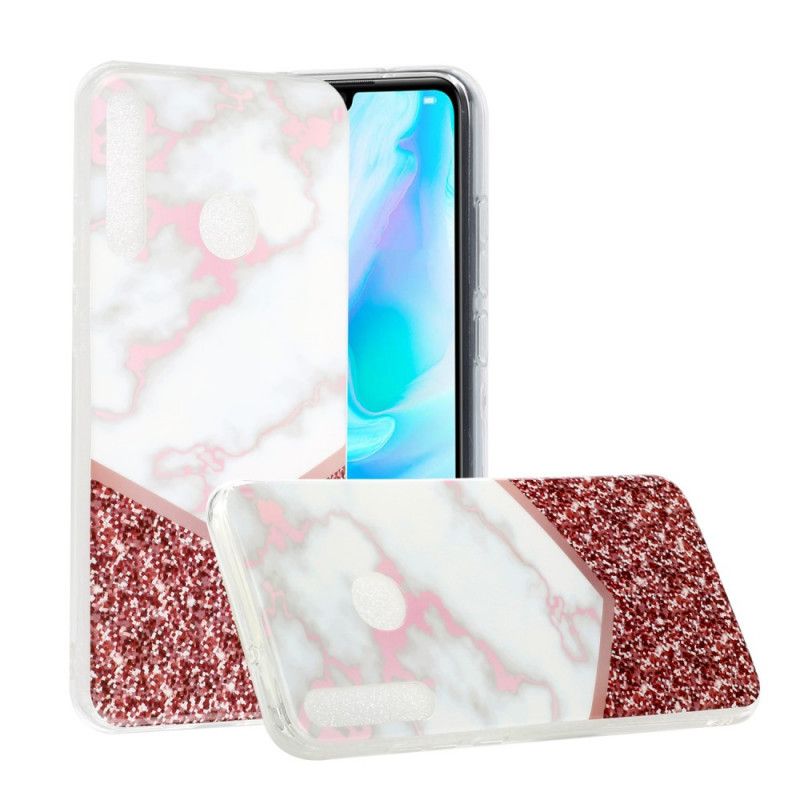 Case Kuoret Huawei Y6p Ruusukulta Ruusu Puhelinkuoret Deklinaatio Marmori Geometria