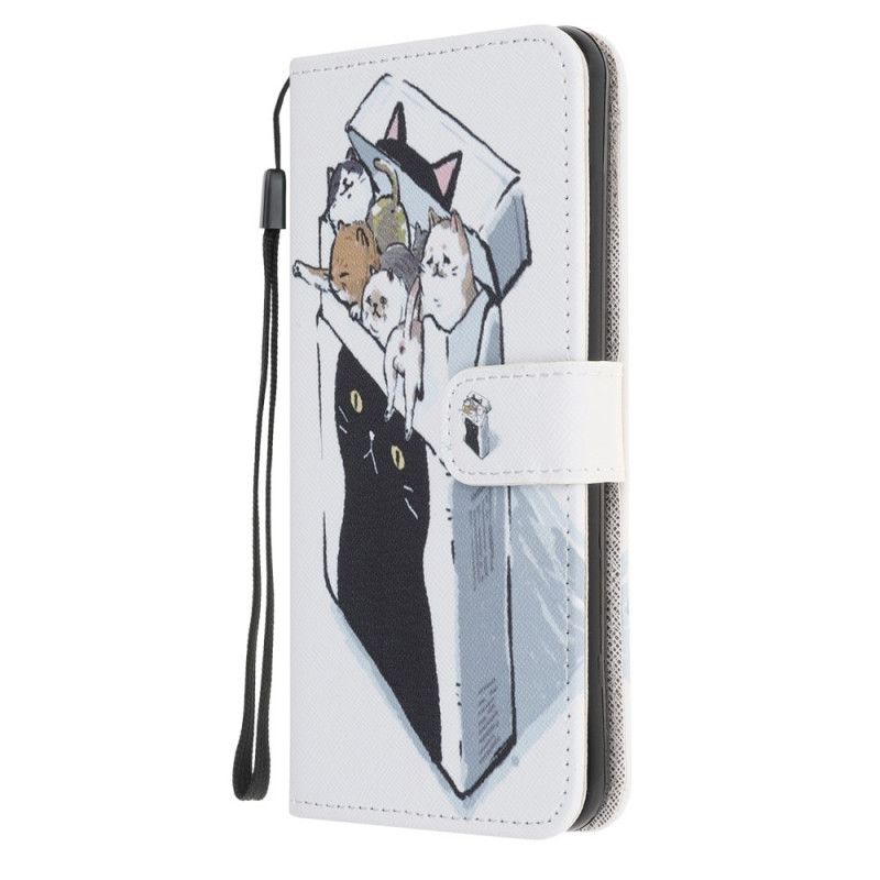 Flip Case Samsung Galaxy Note 20 Remmi-Kissojen Toimitus