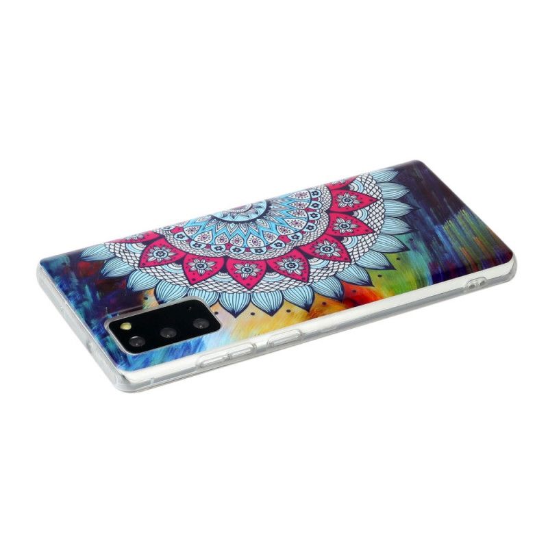 Kuori Samsung Galaxy Note 20 Fluoresoiva Mandala